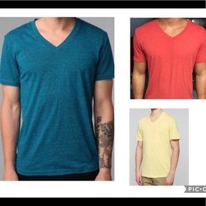 3 👕 BDG Slim Fit V-Neck T-Shirts